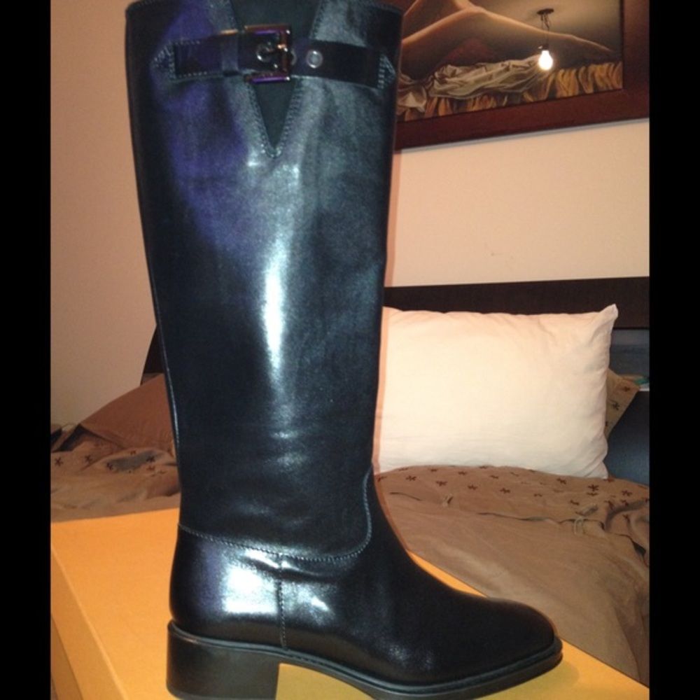 Tod’s new boots.
